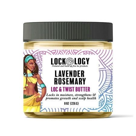 Lockology Loc Retwisting Butter with Lavender & Rosemary for Dreadlocks, No Build-Up or Residue