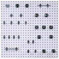 thumbnail image 1 of LocBoard Wall System Square Hole Pegboard & Locking Hook Organizer, 1 of 1