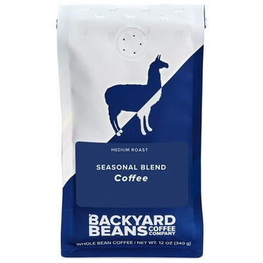 Local Backyard Beans Coffee Co Seasonal Blend, Medium Roast, Whole Bean Coffee, 12oz