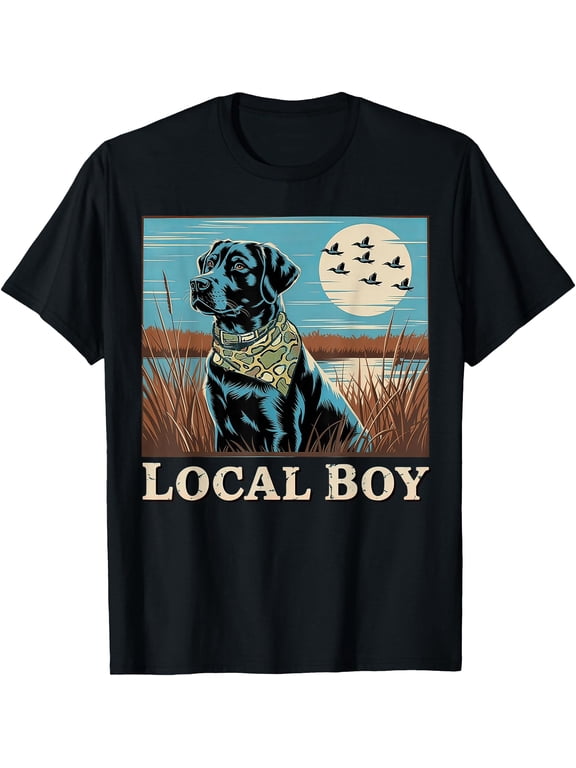 Local Boy Black T-Shirt, Birthday Gift