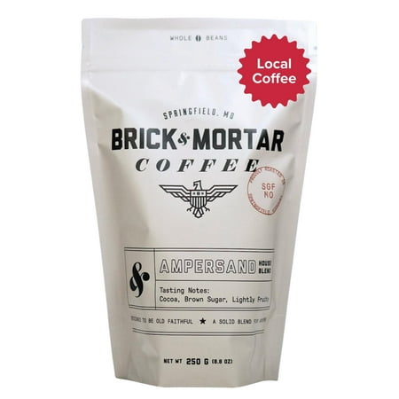 Local Brick and Mortar Coffee House Blend, Medium Roast Coffee, Whole Bean 8.8oz