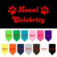 thumbnail image 1 of Pet and Dog Bandana Screen Printed, "Local Celebrity", 1 of 10