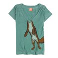 thumbnail image 1 of Local Celebrity Womens Animal Graphic T-Shirt, Green, Small, 1 of 1