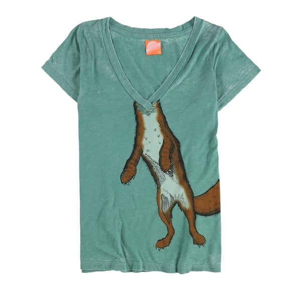 Local Celebrity Womens Animal Graphic T-Shirt, Green, Small