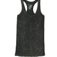 thumbnail image 1 of Local Celebrity Womens Marbled Racerback Tank Top, Grey, Medium, 1 of 1