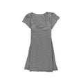 thumbnail image 1 of Local Celebrity Womens Oversized Basic T-Shirt, Grey, Large, 1 of 2
