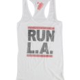 thumbnail image 1 of Local Celebrity Womens Run L.A. Racerback Tank Top, White, Medium, 1 of 2