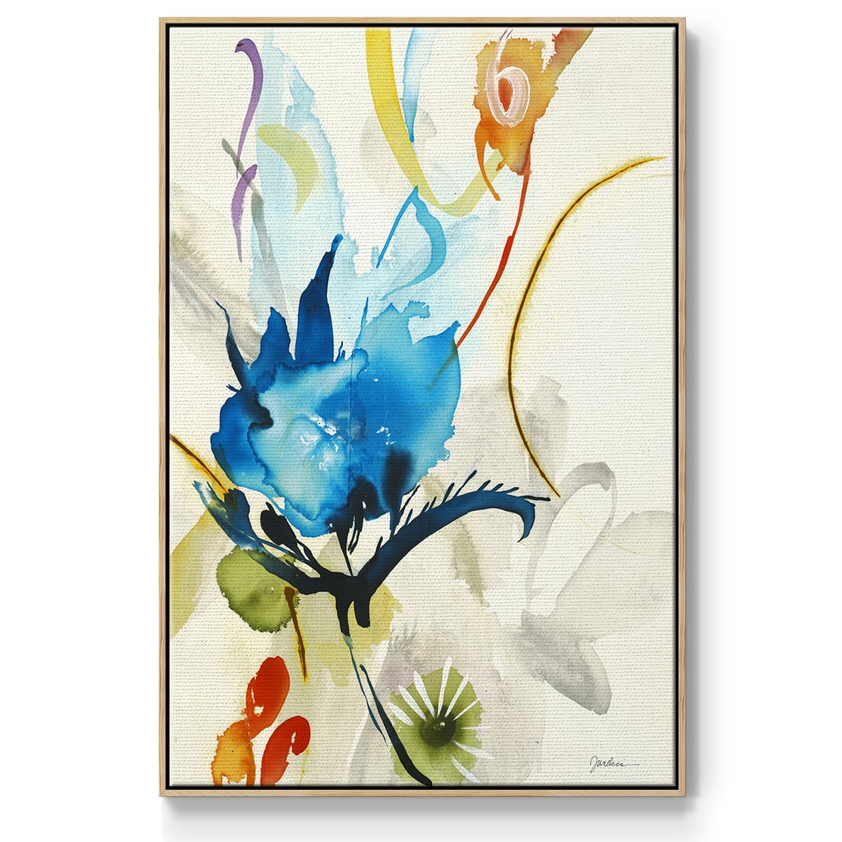 Local Color I Framed Premium Gallery Wrapped Canvas - Ready to Hang