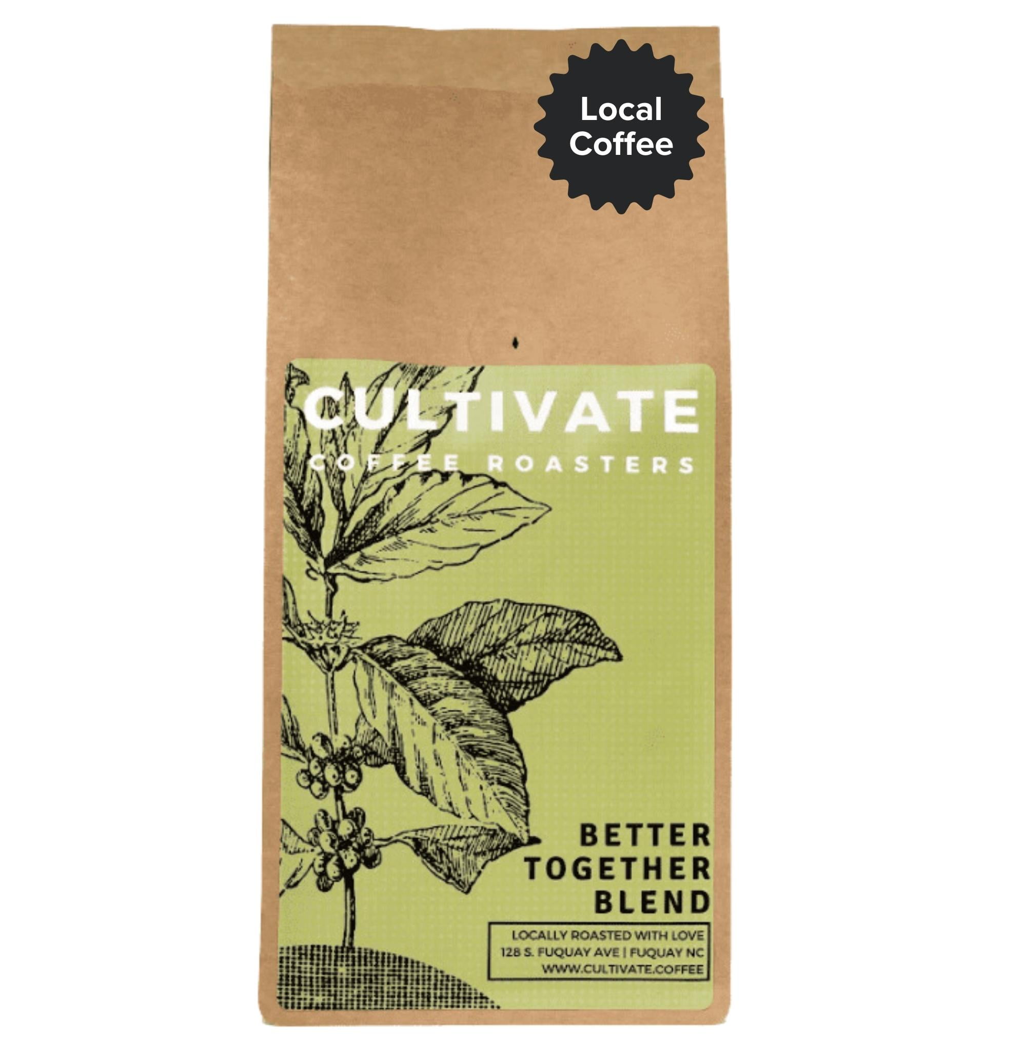 Local Cultivate Coffee Better Together Whole Bean Blend, Medium Roast