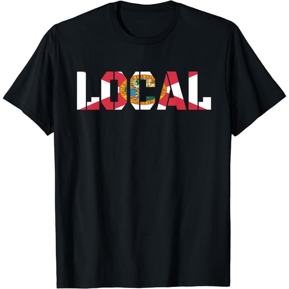 Local Florida Flag Lover Graphic T-Shirt