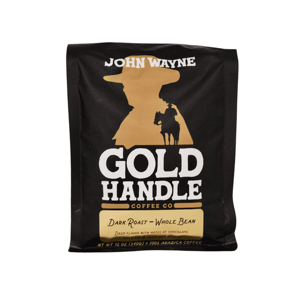 Local Gold Handle Coffee Dark Roast, Whole Bean Coffee, 12oz