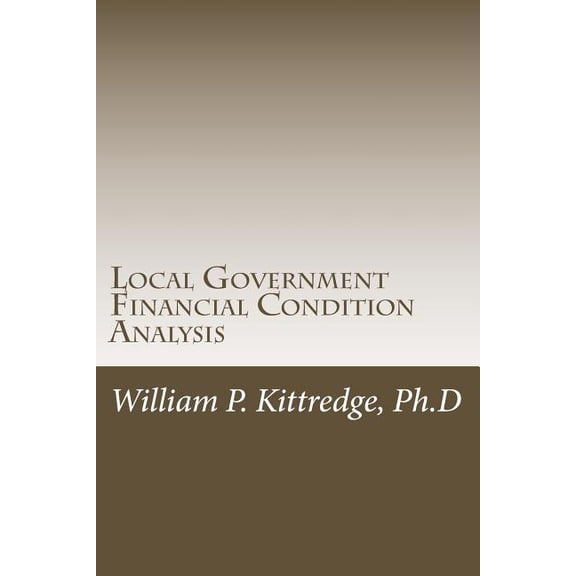 Local Government Financial Condition Analysis: A Step-by-Step Guide with Spreadsheet Tools (Paperback)