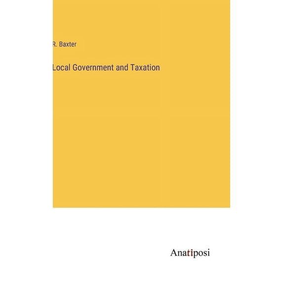 Local Government and Taxation