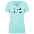 thumbnail image 1 of Local Hermit Womens V-Neck T-Shirt, 1 of 3