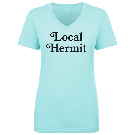 Local Hermit Womens V-Neck T-Shirt
