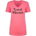 thumbnail image 1 of Local Hermit Womens V-Neck T-Shirt, 1 of 2