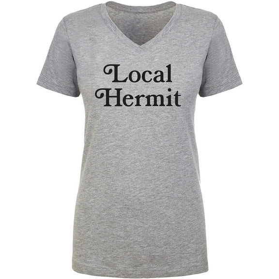 Local Hermit Womens V-Neck T-Shirt