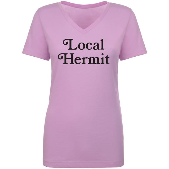Local Hermit Womens V-Neck T-Shirt