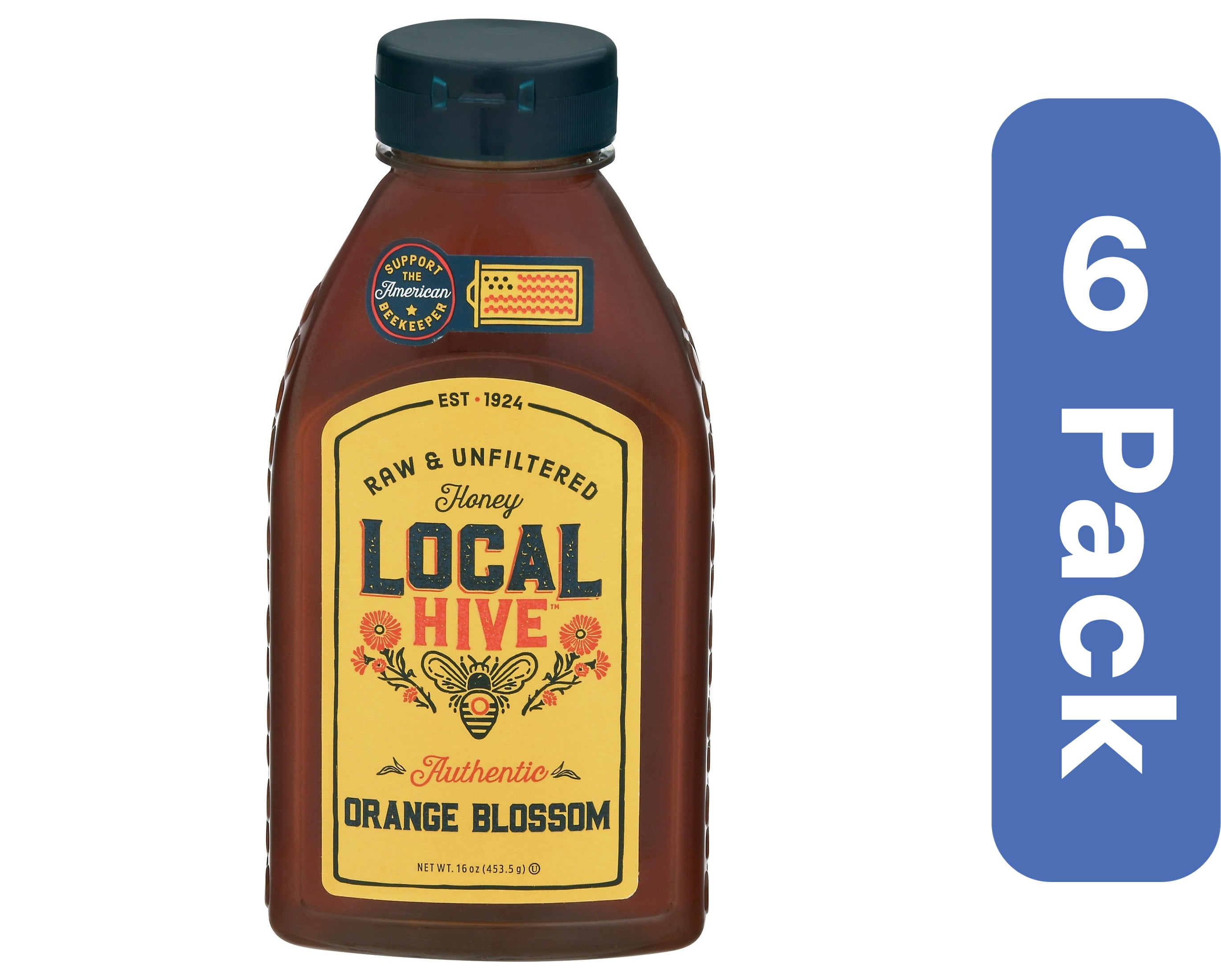 Local Hive Honey Orange Blossom (Pack of 6)
