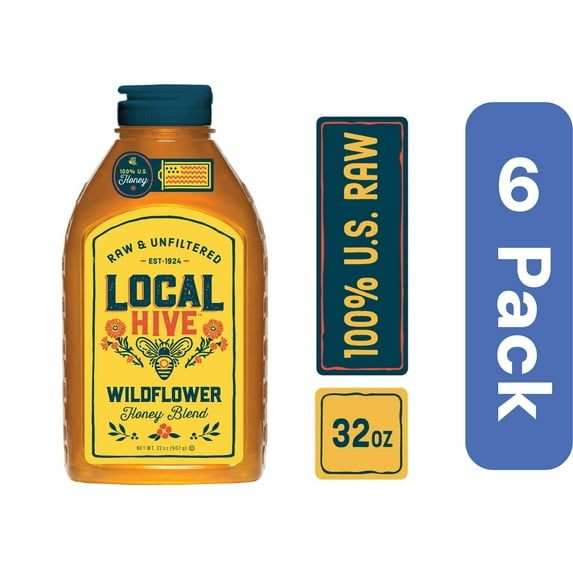Local Hive Honey Wildflower (Pack of 6)