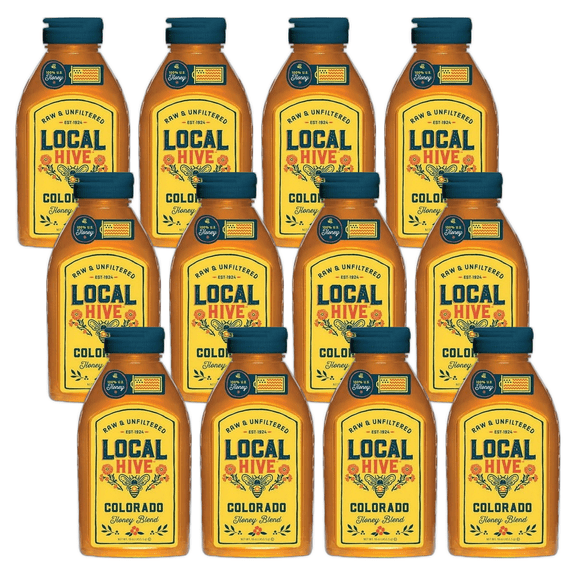 Local Hive Raw Honey Colorado Local 16 oz (Pack of 6)