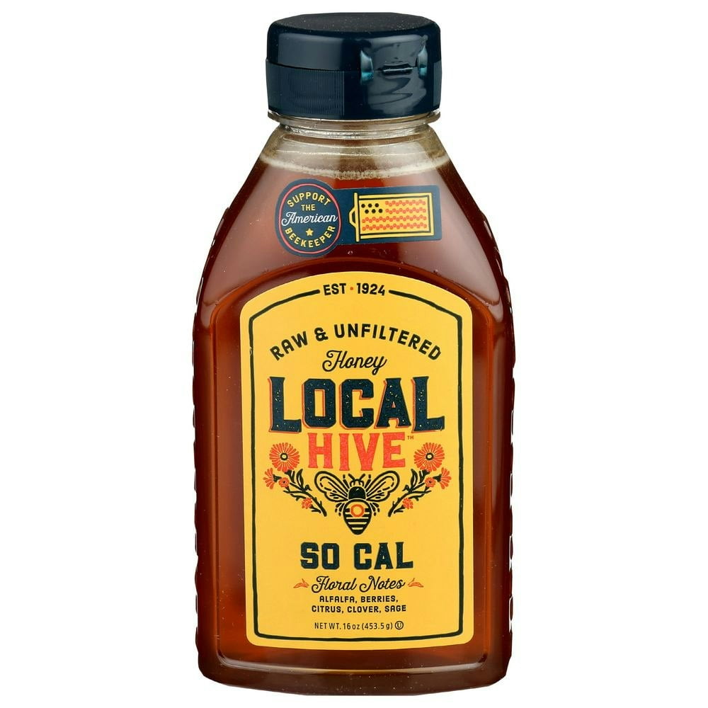 Local Hive Raw and Unfiltered So Cal Honey (Pack of 6)