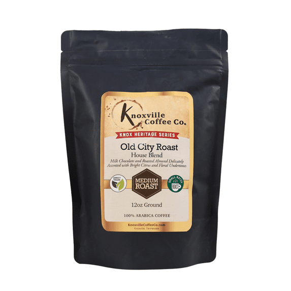 Local Knoxville Coffee Old City Roast Ground, Whole Bean, Medium Roast, 12oz