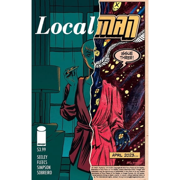 Local Man #3 Cvr A Seeley & Fleecs (mr) Image Comics Comic Book