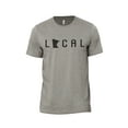 thumbnail image 1 of Local Minnesota State Men's Modern Fit Fun Casual T-Shirt Printed Graphic Tee Military Grey 2X-Large, 1 of 3