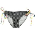 thumbnail image 1 of Local Motion Womens Polka Dot Bikini Swim Bottom, Multicoloured, X-Small, 1 of 2