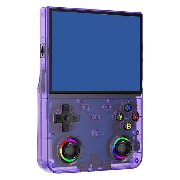 Local Multiplayer Handheld Console, 4.5 Inch Display with Left Right Joysticks, WiFi Play and OTG Controller Support