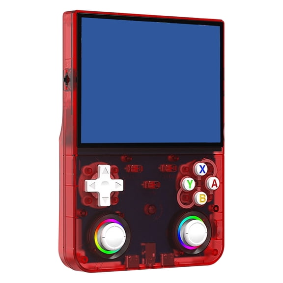Local Multiplayer Handheld Console, 4.5 Inch Display with Left Right Joysticks, WiFi Play and OTG Controller Support