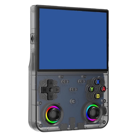 Local Multiplayer Handheld Console, 4.5 Inch Display with Left Right Joysticks, WiFi Play and OTG Controller Support