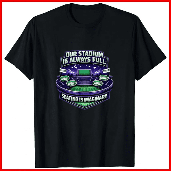 Local Pride Stadium Badge Imaginary Seating Funny Sports Tee Unisex T-Shirt, up to size 5XL
