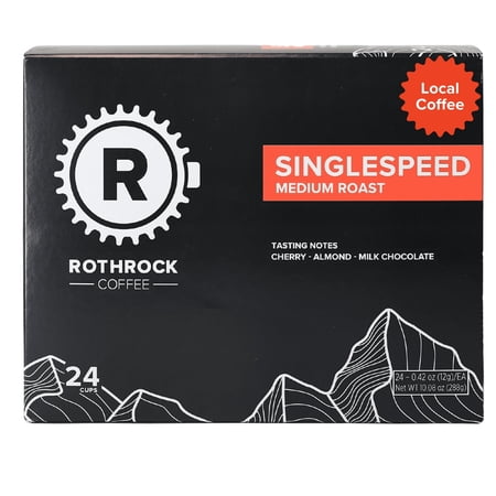 Rothrock Signature Series Single Speed Coffee, Medium Roast, 24 Keurig Pods