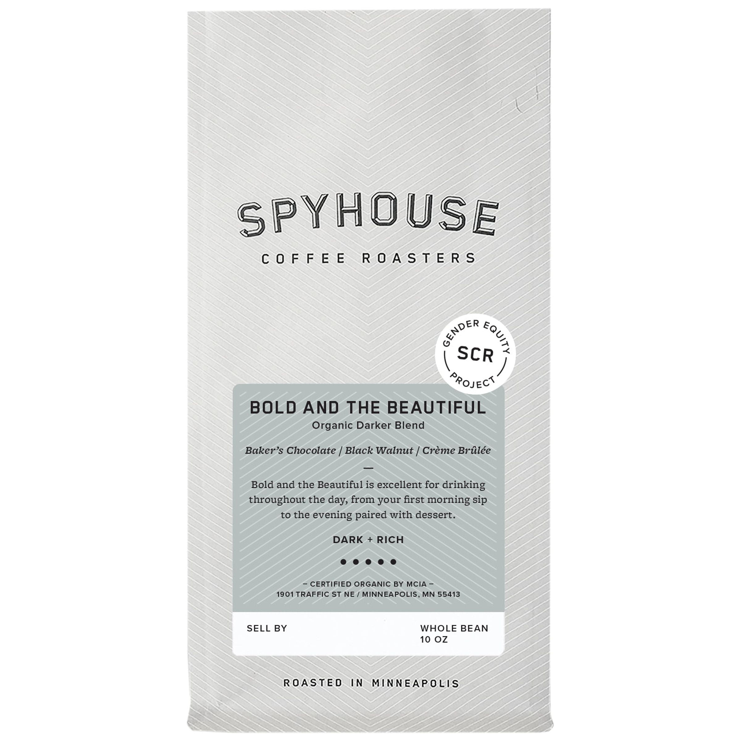Local Spyhouse Coffee Roasters Bold and the Beautiful, Dark Roast