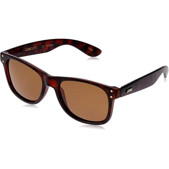 Local Supply Unisex Everyday Turtles Matte Tortoisehell / Brown Sunglasses - LOCALTURTLE