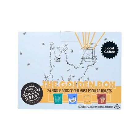 Local The Golden Roast Coffee Box of Gold, Medium Roast Keurig Pods, 24 Count