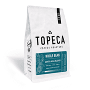 Local Topeca Coffee Santa Ana Blend Whole Bean Light Roast Coffee, 12 oz Bag