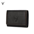 thumbnail image 1 of (Local Warehouse) Men's Trifold Wallet Top Grain Cowhide Wallet for Men Women, 2 ID Windows, 11 Card Slots, 2 Bill Compartments, Large Capacity Credit Card Holder Wallet, Fathers Day Gift for Him, 1 of 6
