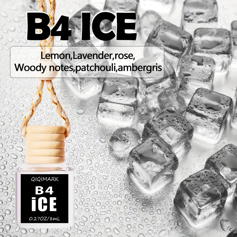 Local warehouse1 Pack Long-Lasting Car Air Hanging Fragrance Oil Diffuser-Black ice