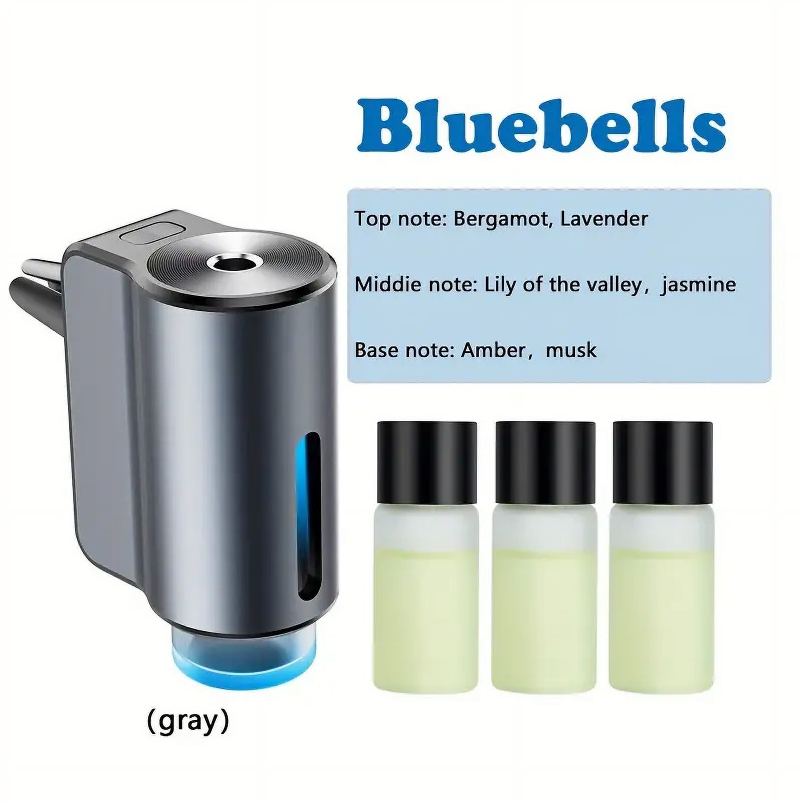 Local Diffuser Local warehouseThree Adjustable Smart Car Air Aromatherapy Diffuser ...