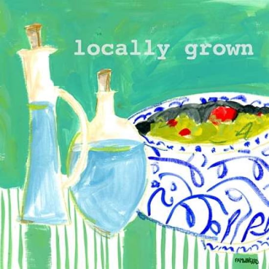 Locally Grown Canvas Art - Pamela J Wingard (24 x 24)