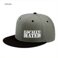 thumbnail image 1 of Locally Hated Embroidered Patchwork Trucker Cap Adjustable Unisex Snapback, Attitude Essential, 1 of 7