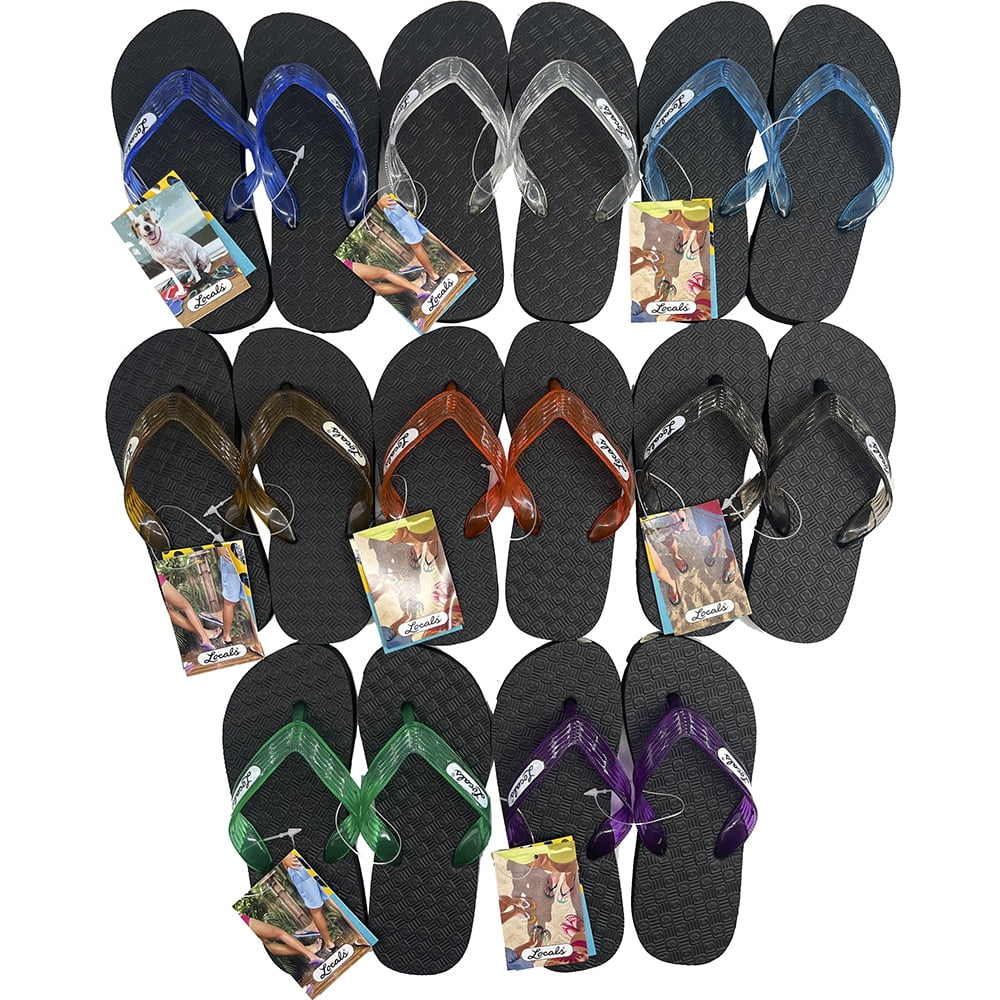 Locals Hawaii Kids Original Slipper, Assorted Colors, 7.5 Inch Sole