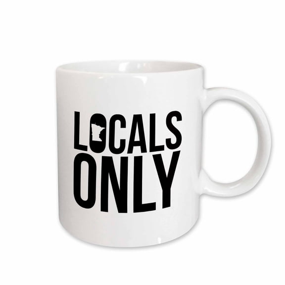 3drose, Locals Only Minnesota, 11oz Mug