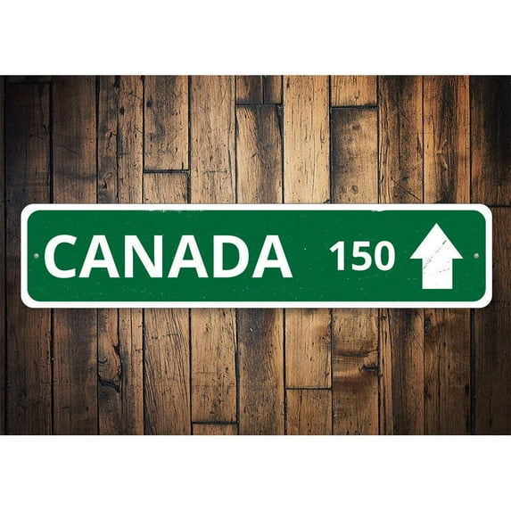 Location Directional Arrow Novelty Decor, Metal Wall Sign - 4x18 Inches