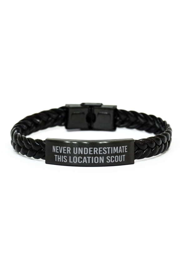 Location Scout Bracelet, Never Underestimate This Location Scout Gift Christmas