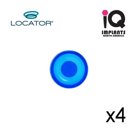 Locator Genuine Replacement Inserts Caps Standard Xtra-Light, Blue 1.5lbs (4pk)