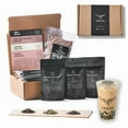 thumbnail image 1 of Locca Boba Tea Kit | The Classic | Black Tea, Earl Grey Lavender, and Jasmine Tea with Tapioca Pearls and Boba Straw | Premium Bubble Tea | up to 24 Drinks, 1 of 7